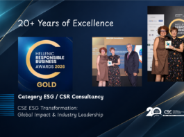 GOLD Βραβείο για το Κέντρο Αειφορίας στα Hellenic Responsible Business Awards 2026